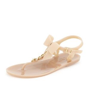 Kate Spade Flise Rubber Sandals in Dusty Mauve